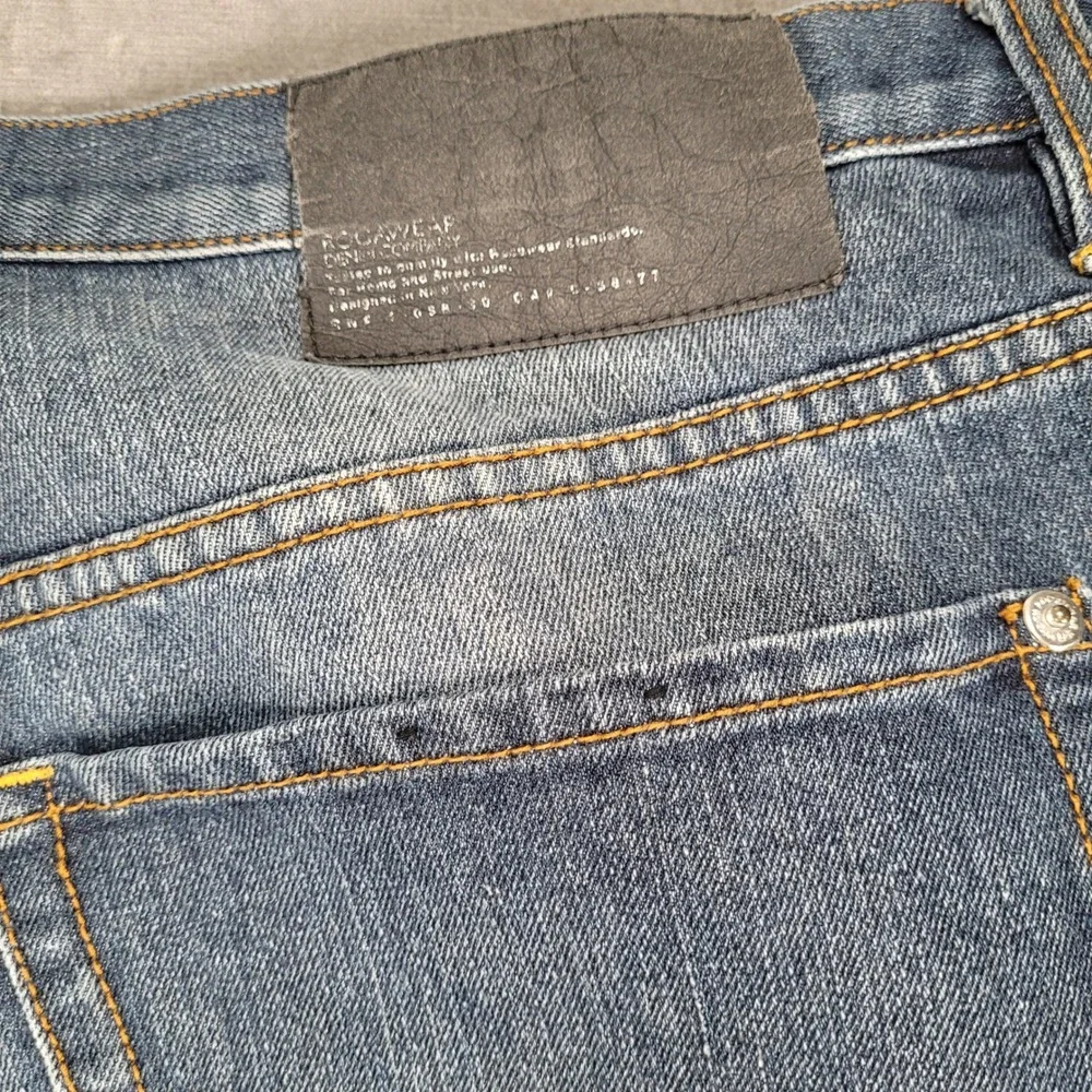 Rocawear Y2K Baggy Denim Jeans‎ Relaxed Fit Blue Wash Mens Size 42x32